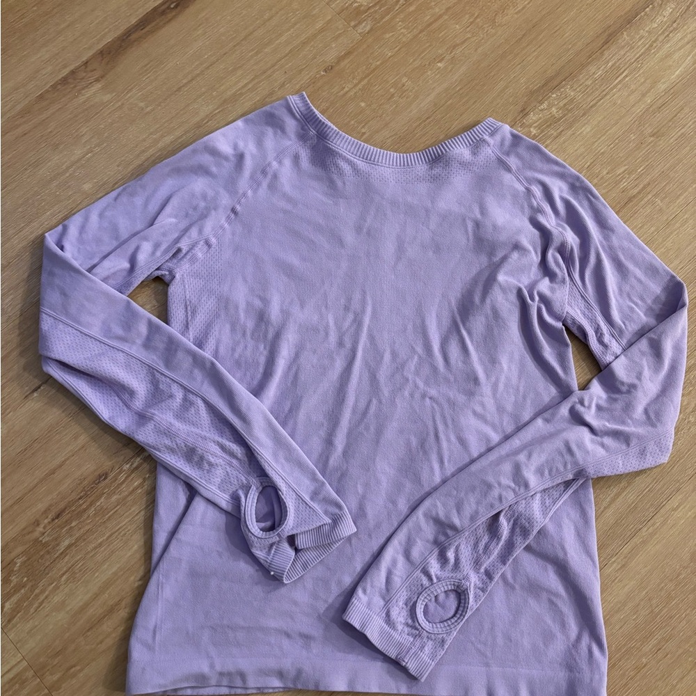 Lavender Long Sleeve Women's Top